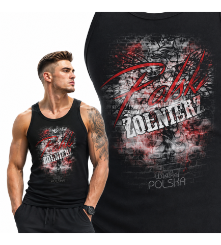 tank-top  patriotyczny POLSKI ŻOŁNIERZ